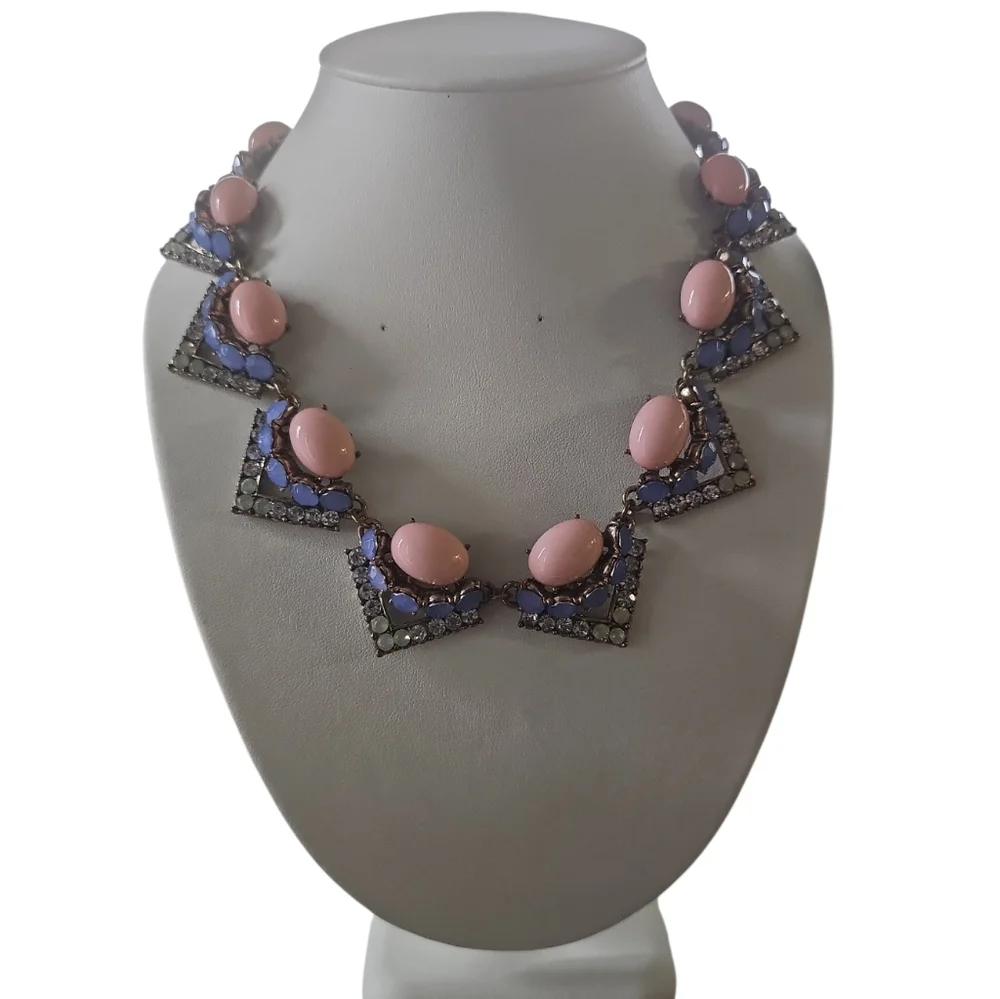 Aldo Pink and Lavender Statement Necklace